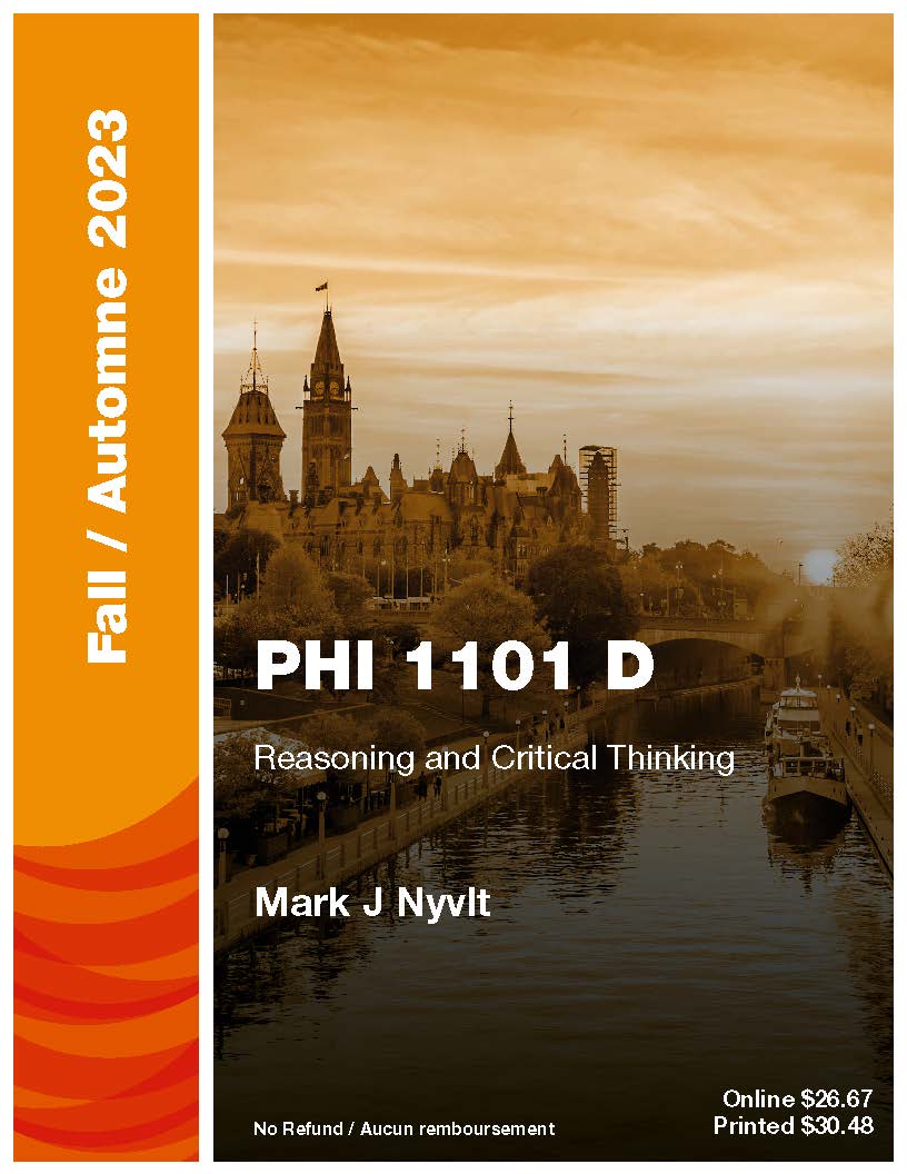 PHI 1101 D