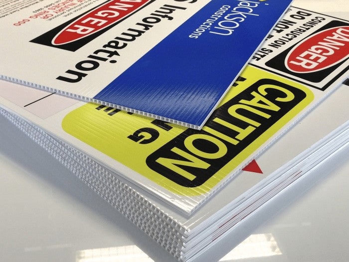 Coroplast Signs - Indoors & Outdoors