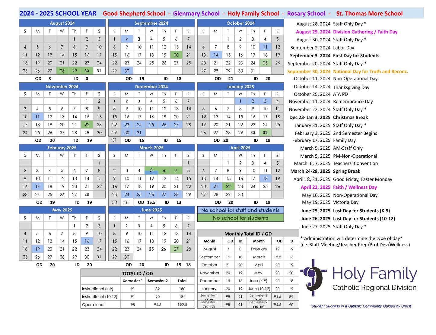 Custom Calendars